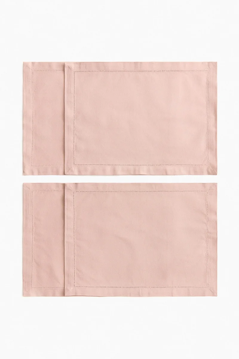 H&M 4-pack cotton place mats